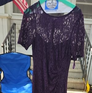 Dark Purple Women's Size 6 Formal Dress